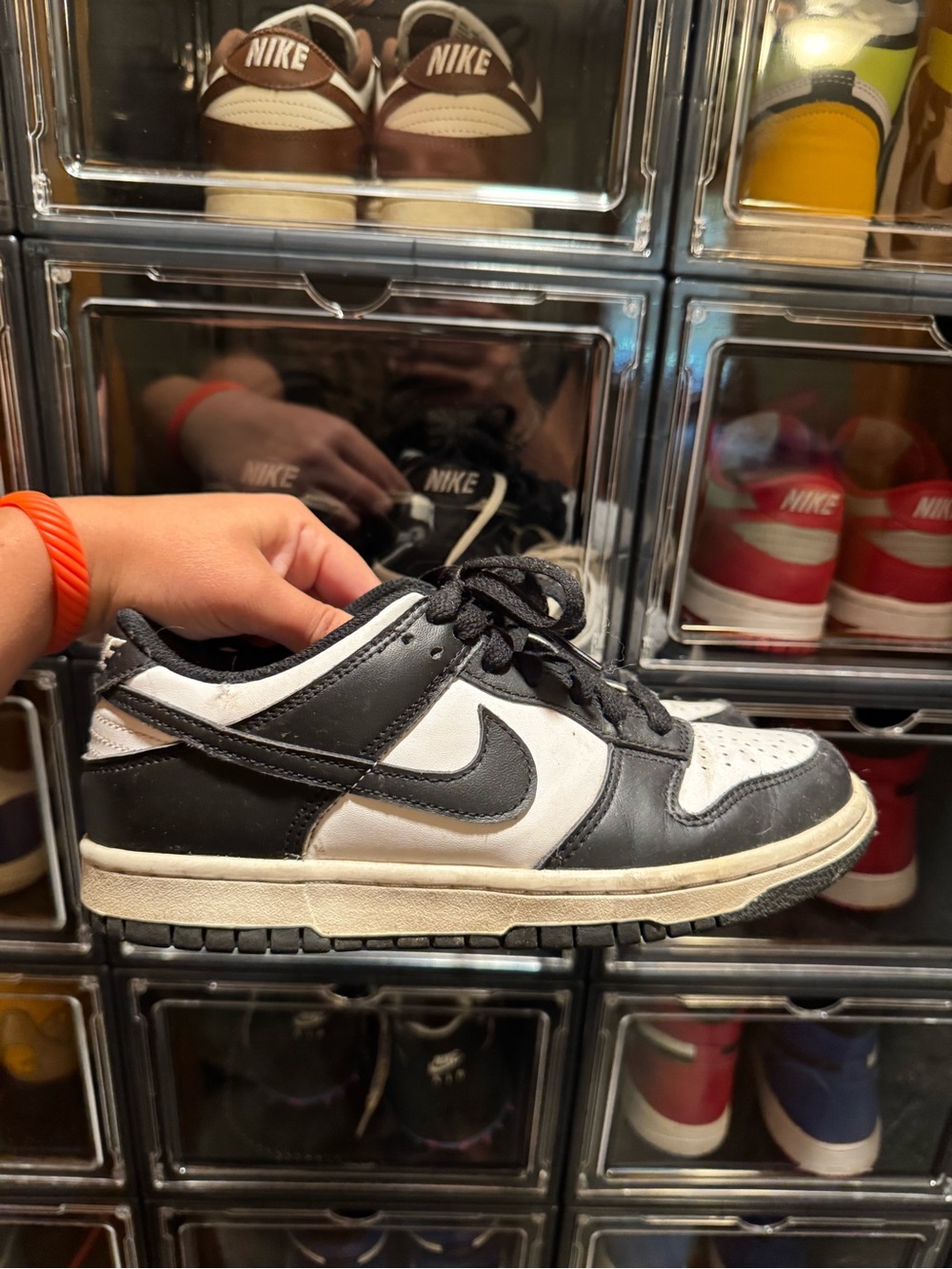 Nike Kids Black and White Low-Top Sneakers